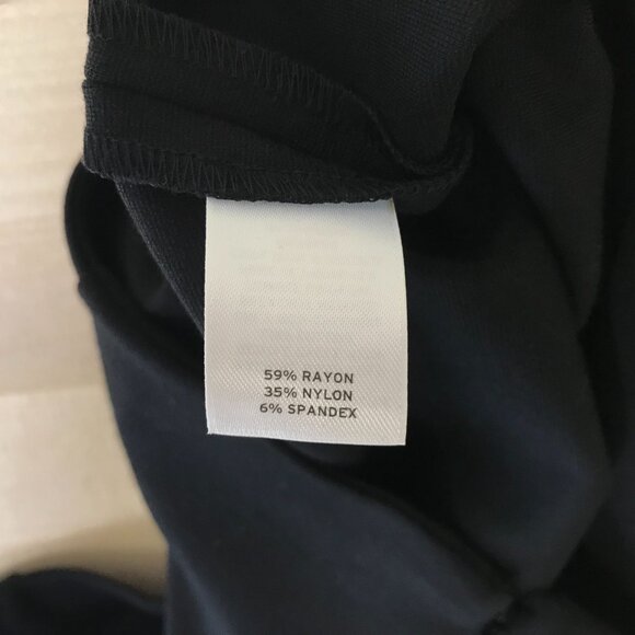 HALOGEN - WOMEN'S 16 - BLACK RAYON BLEND PENCIL SKIRT - Picture 9 of 9